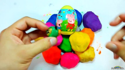 Скачать видео: 20 Surprise Eggs Unboxing peppa pig, lot of surprise eggs. Kinder Surprise Disney Pixar Zaini eggs.