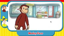 Curious George Monkey Faces Educational Cartoon Game [HD]