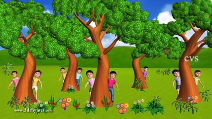 Ten Little Indians | 3D Nursery Rhymes | English Nursery Rhymes | Nursery Rhymes for Kids