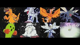 Digimon Adventure All Digivolutions/Shinka