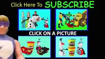 Disney Frozen with Olaf Play Doh Action Superhero and Anna Elsa Kristoff Sven Super Olaf