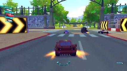Lightning McQueen Epic Battle Race with Tow Mater & Fillmore in CARS 2 Gameplay