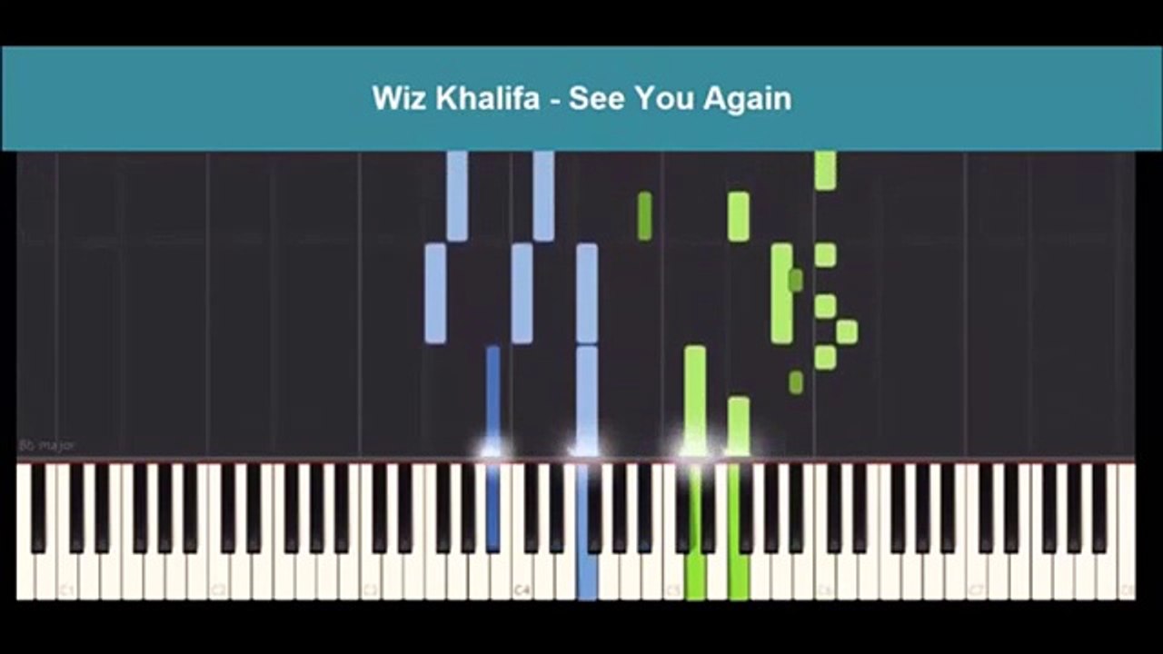 How to Play "See You Again" on piano | "See You Again" Piano Tutorial Cover Instrumental Version