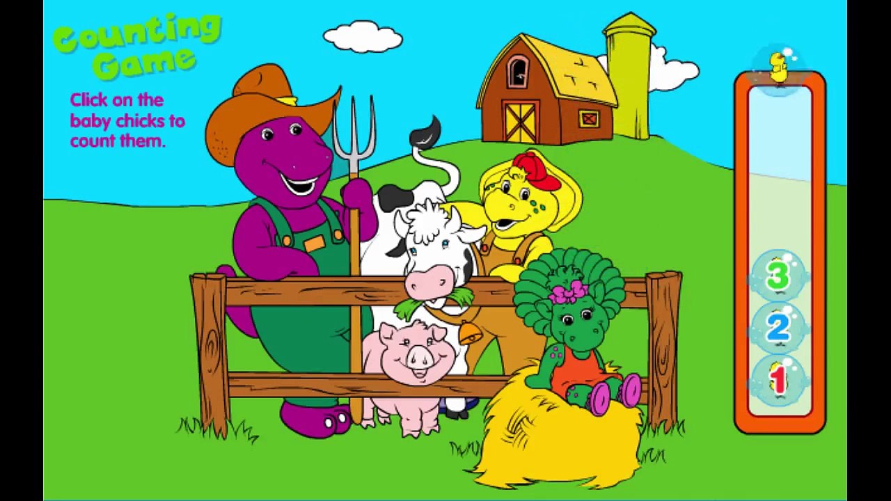 Barney & Friends Count with BJ Animation Sprout PBS Kids Game Play Walkthrough [Full Episo