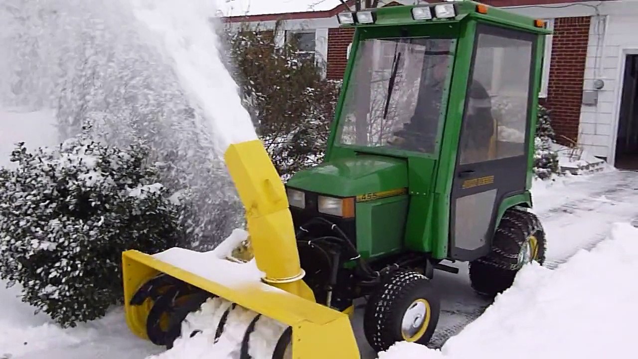 jd 455 in snow Don Campbell Models 151 John Deere 455 snowblower