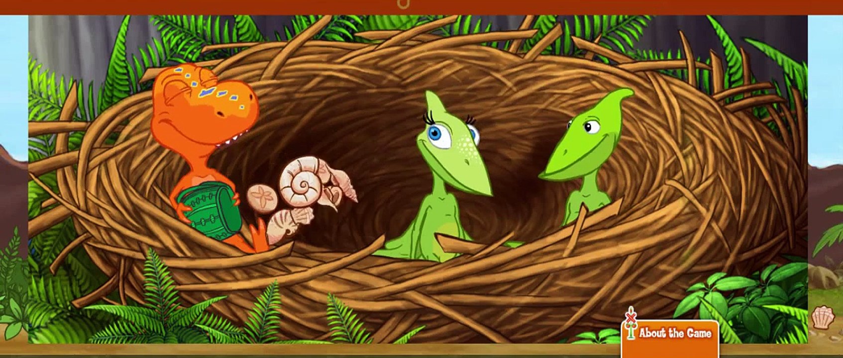 Dinosaur Train Flying With Buddy Cartoon Animation PBS Kids Game Play Walkthrough