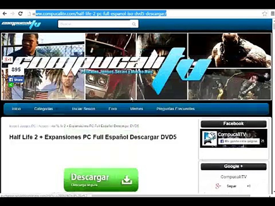 Descargar Half life 2 Pc full en español + links +Expansiones