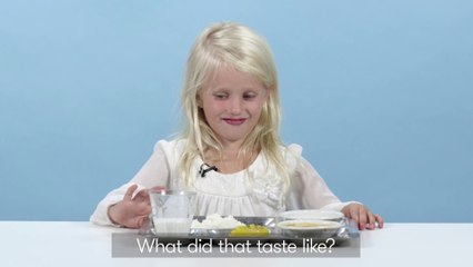 American kids try school lunches from around the world. Funny reactions