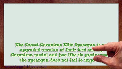 Cressi Geronimo Elite Speargun Review