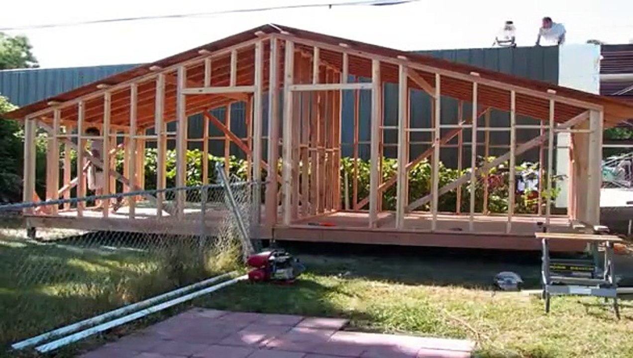 How to Build a Storage Shed in 4 Minutes 10' x 24'