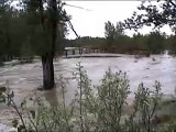 Flood in fish creek park in Calgary Alberta