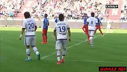 Goal Nabil Fekir - Caen 0-3 Lyon - Ligue1 29.08.2015 HD