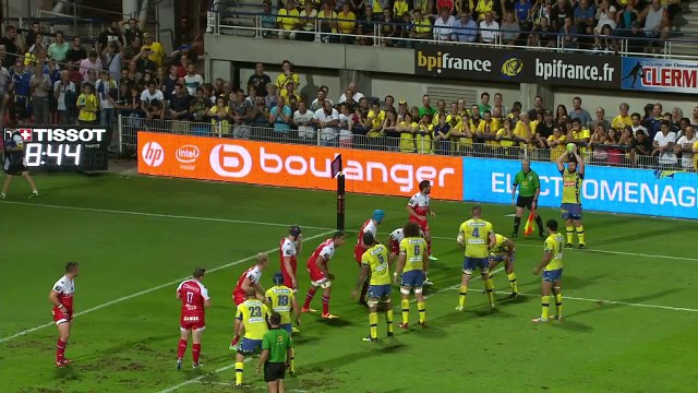 TOP14 - Clermont - Grenoble : 25-6 - ESSAI Fritz LEE (CLE) - Saison 2015/2016