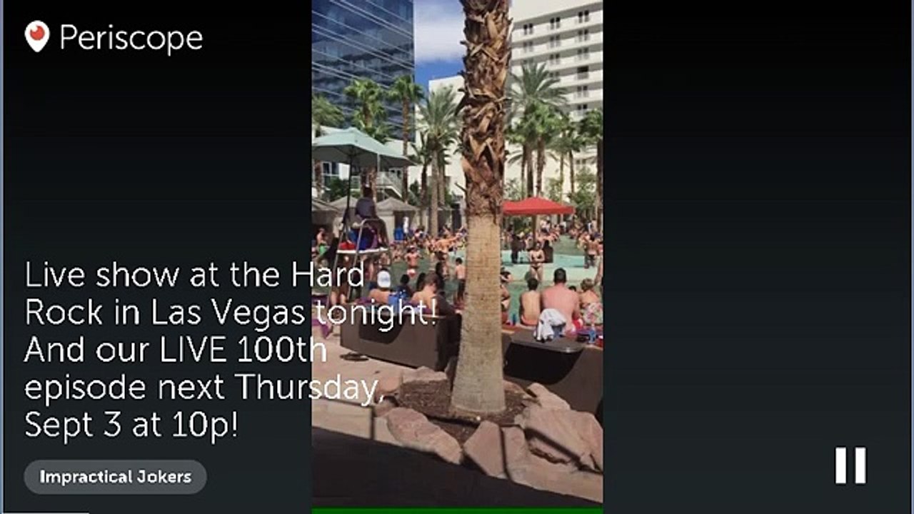 Murr Impractical Jokers Periscope from Vegas
