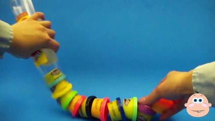 Learn Colours With PLAY DOH! New Special Edition Multi Colors 10 Mini Cans Opening & Unboxing