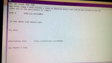 icloud bypass doucli tool (links in descrption) 200% working
