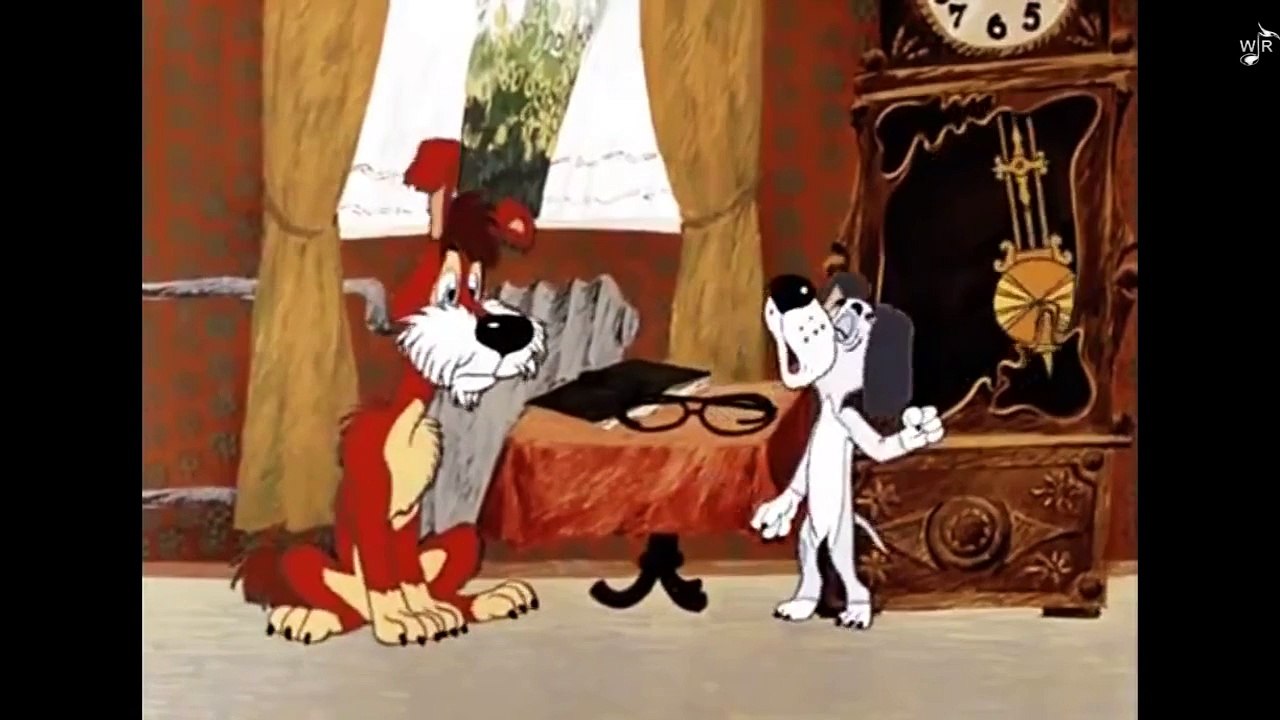 ♥ Funny Russian Cartoon with English Subtitles | Бобик в гостях у Барбоса