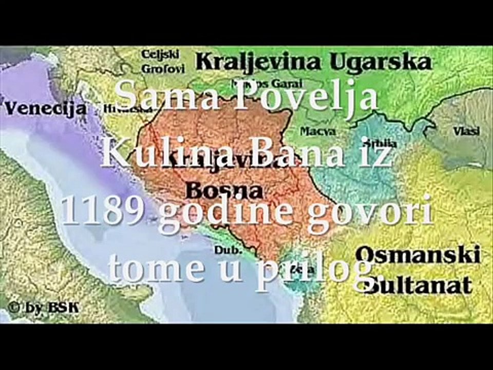 POVELJA BOSANSKOG BANA KULINA IZ 1189 GODINE