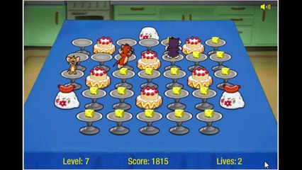 Tom and Jerry Show Cartoon Animation Food Free For All Game Play Walkthrough