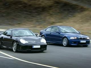 E46 M3 VS 996 turbo techart