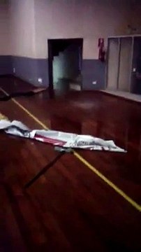 Tra gli altri danni che si vanno inventariando in città, l'allagamento del Palamilan , la denuncia di due consiglieri (il video)