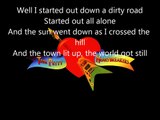 Tom Petty and the Heartbreakers - Learning to Fly (lyrics)