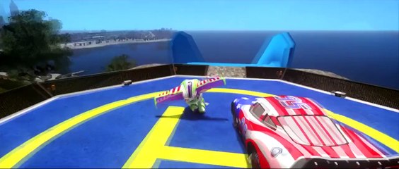 Disney Toy Story Buzz Lightyear + Nursery Rhymes & Lightning McQueen (Songs for Children w/ Action)