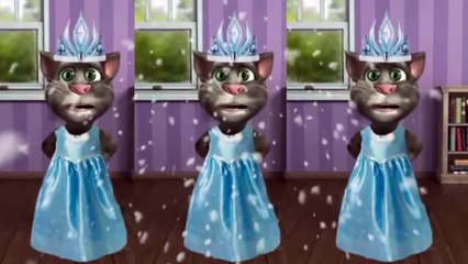 Disney FROZEN Let it Go Song Talking Tom cat sing Libre soy