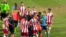 Bagarre à la fin du match AC Ajaccio - Tours - Joris Sainati pète un câble!