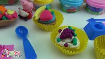 Peppa Pig Plastilina para Fiesta de Cupcakes Peppa’s Cupcake Dough Playset - Juguetes de Peppa Pig