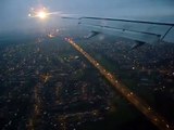 Landing at Newcastle Airport in Boeing 757-200