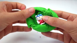 LEARN COLORS for Children w/ Play Doh Surprise Eggs Lollipop! HULK Cars 2 Barbie Playdough Eggs TOY