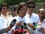 Imran KHan challenges PM to contest election in NA122 - Geo Reports - 29 Aug 2015