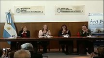 20 de AGO. Alicia Kirchner presenta el anteproyecto de la Ley ‎Federal de Trabajo Social.