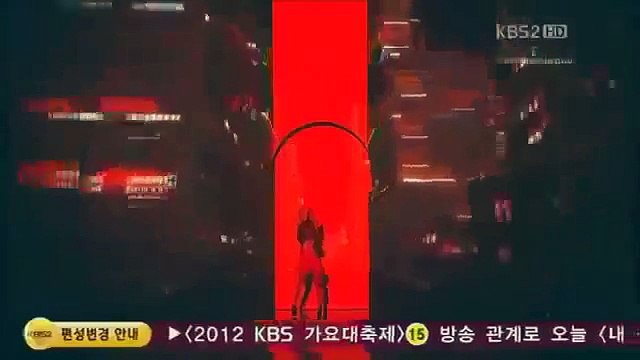 Hyuna 4Minute Volume Up FANCAM 2012 12 29 gayo daejun dazzling red special sexy adult ad c