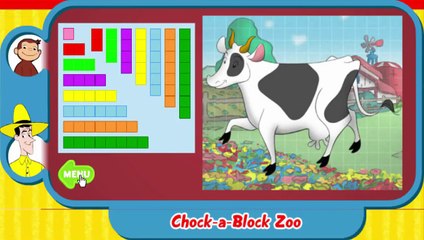 Curious George Chock A Block Zoo Cartoon Animation PBS Kids Game Play Walkthrough