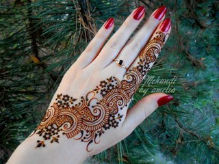 Pretty Pakistani Stylish Mehendi Design Tutorial - Best Latest Mehendi Design 2015