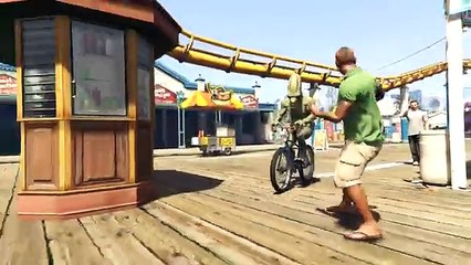 GTA 5 - Alien Attack (GTA 5 Mods Funny Moments)
