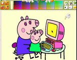 Peppa Pig En español VideoJuego Peppa La Cerdita 2014 Latinoamerica Dibujos de color De pe