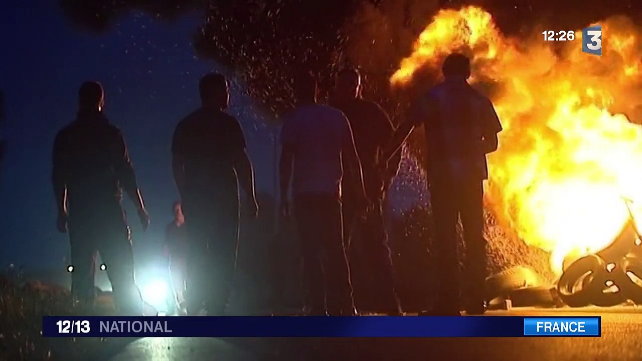 L'autoroute A1 bloquée par les gens du voyage de Roye