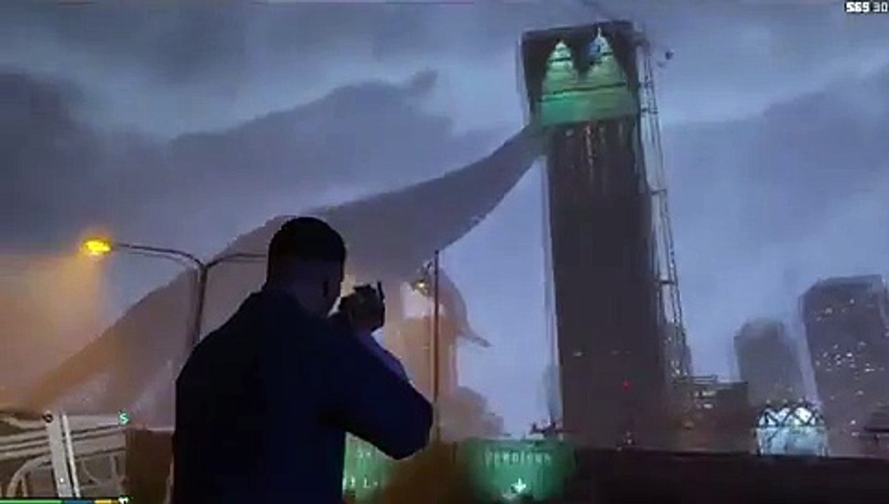 GTA 5's New Mass Effect Mod Puts a Reaper Over the City