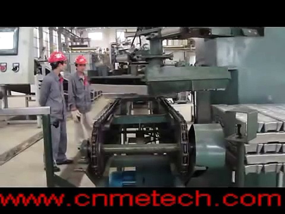 aluminum alloy ingots(ADC12) secondary aluminum production line ingot casting and stacking system