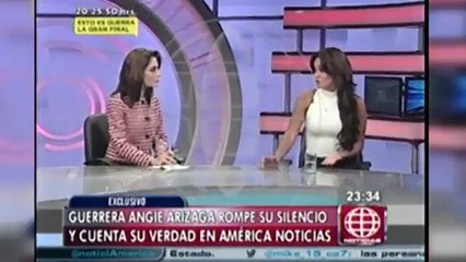 Angie Arizaga: "Hay cosas que han sido exageradas" (VIDEO)