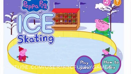 Peppa Pig English Game Ice Skating | peppa pig games