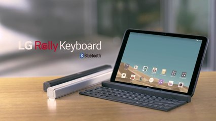 LG Rolly Keyboard Portable and Easy to Use Bluetooh Keyboard Official Product Video