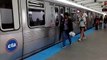 Inbound Metra and CTA 5000 Series trains at Cermak-Chinatown Station [08/28/2015]