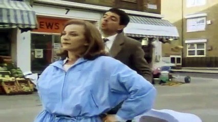 Mr Bean Bus Stop Lady and Pram