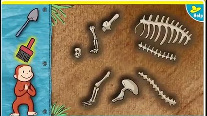 Curious George Find The Dinosaur- Cartoon Games For Kids