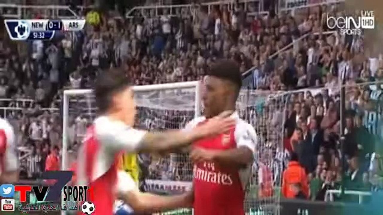 مشاهدة اهداف  مباراة ارسنال ونيوكاسل  بتاريخ 29-08-2015 الدوري الانجليزي