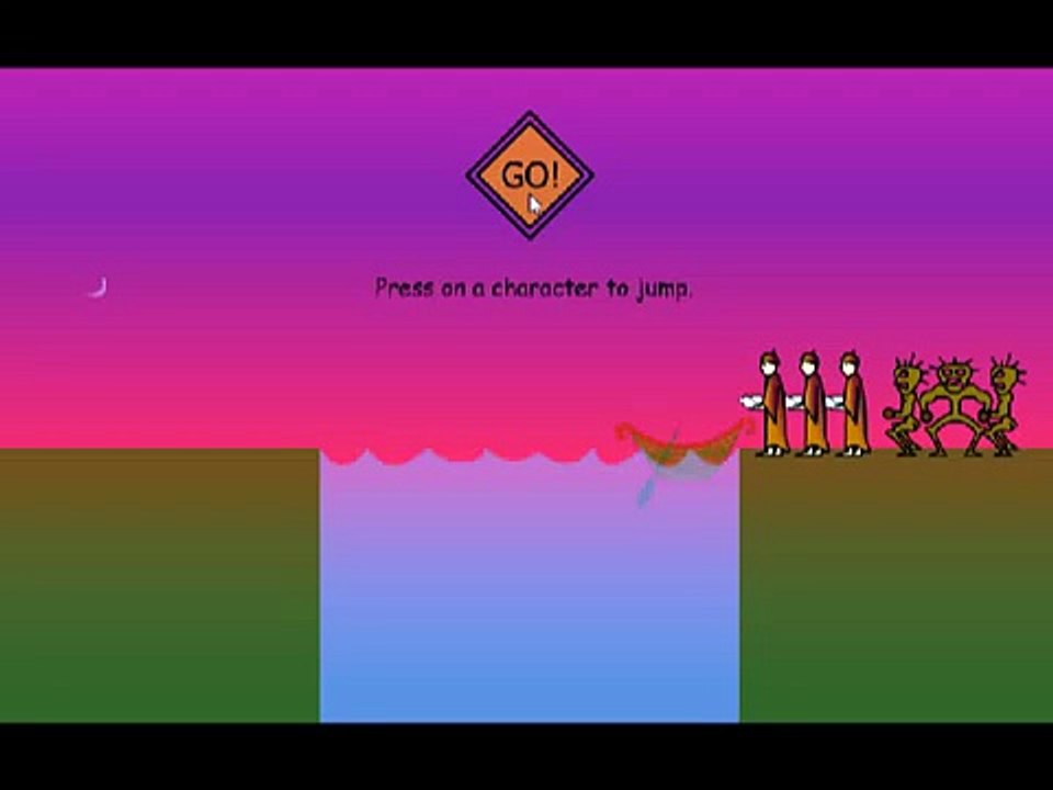 Missionaries & Cannibals game solution